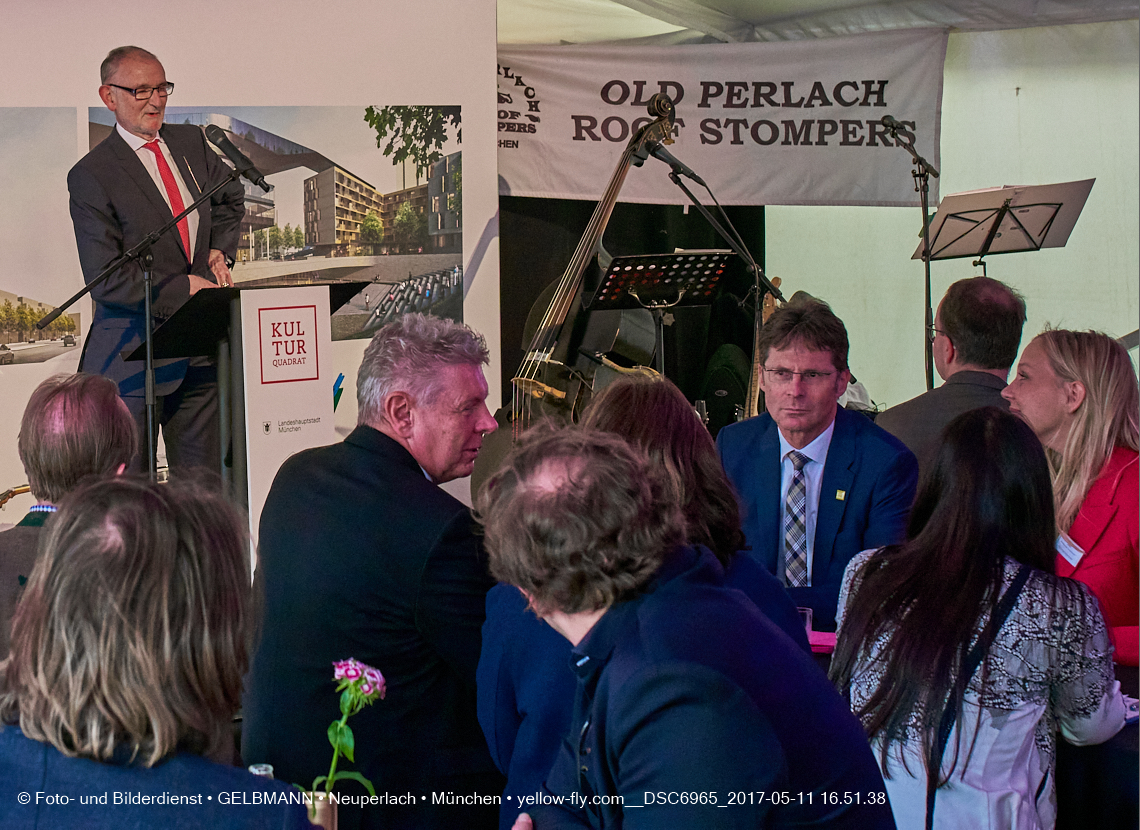 11. Mai 2017 - Grundsteinlegung für die LOGE und dem Kulturquadrat in Neuperlach